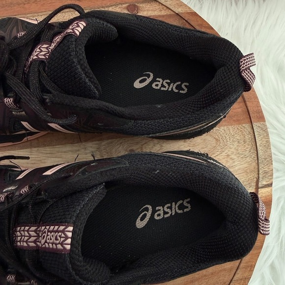ASICS Gel-Venture 8 Womens Trail Running Shoes Black Rose Gold 1012A708 Size 11 - Picture 6 of 9